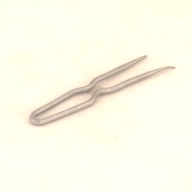 幅：1.4 (cm)×奥行：7.1 (cm)×高さ：0.5 (cm)／1 (g)，撮影・計測日：2002-05-15