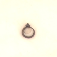 幅：1.1 (cm)×奥行：1.3 (cm)×高さ：0.4 (cm)／1 (g)，撮影・計測日：2002-05-15