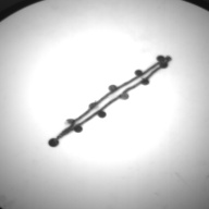 幅：1.8 (cm)×奥行：3.0 (cm)×高さ：0.3 (cm)／25 (g)，撮影・計測日：1995-08-30