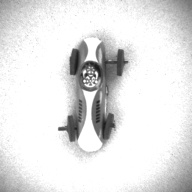 幅：2.4 (cm)×奥行：3.4 (cm)×高さ：0.9 (cm)／2 (g)，撮影・計測日：1996-05-13