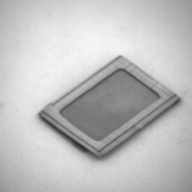 幅：6.8 (cm)×奥行：9.3 (cm)×高さ：0.3 (cm)／19 (g)，撮影・計測日：1996-06-17