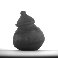 幅：5.2 (cm)×奥行：5.2 (cm)×高さ：6.6 (cm)／43 (g)，撮影・計測日：1996-05-02