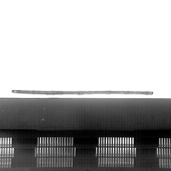 幅：10 (cm)×奥行：63 (cm)×高さ：2.4 (cm)／282 (g)，撮影・計測日：1988-12-12