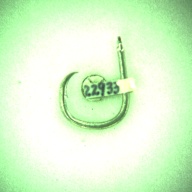 幅：2.0 (cm)×奥行：2.7 (cm)×高さ：0.2 (cm)／2 (g)，撮影・計測日：1996-05-27