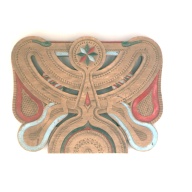 幅：46 (cm)×奥行：36 (cm)×高さ：3.7 (cm)／1.75 (kg)，撮影・計測日：2001-08-13