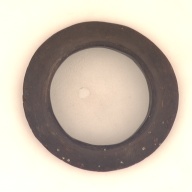 幅：11 (cm)×奥行：11 (cm)×高さ：3.0 (cm)／34 (g)，撮影・計測日：2001-05-25