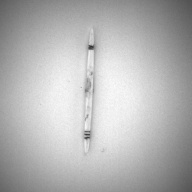 幅：0.6 (cm)×奥行：13 (cm)×高さ：0.6 (cm)／7 (g)，撮影・計測日：1996-05-20