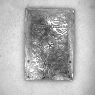 幅：3.8 (cm)×奥行：5.6 (cm)×高さ：0.9 (cm)／13 (g)，撮影・計測日：1992-12-25