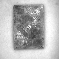 幅：3.8 (cm)×奥行：5.6 (cm)×高さ：0.9 (cm)／12 (g)，撮影・計測日：1992-12-25