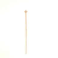 幅：2.2 (cm)×奥行：34 (cm)×高さ：0.6 (cm)／2 (g)，撮影・計測日：2001-09-13