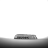 幅：2.4 (cm)×奥行：2.3 (cm)×高さ：0.5 (cm)／4 (g)，撮影・計測日：1995-01-27