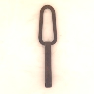幅：4.4 (cm)×奥行：20 (cm)×高さ：1.1 (cm)／190 (g)，撮影・計測日：2001-07-03