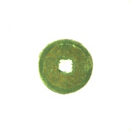 幅：2.5 (cm)×奥行：2.5 (cm)×高さ：0.1 (cm)／4 (g)，撮影・計測日：1996-06-05