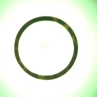 幅：0.6 (cm)×奥行：8.8 (cm)×高さ：0.1 (cm)／2 (g)，撮影・計測日：1996-12-13