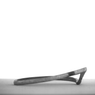 幅：0.5 (cm)×奥行：9.7 (cm)×高さ：0.6 (cm)／14 (g)，撮影・計測日：1996-12-13