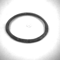 幅：0.5 (cm)×奥行：6.7 (cm)×高さ：0.4 (cm)／3 (g)，撮影・計測日：1996-12-17