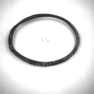 幅：0.4 (cm)×奥行：6.9 (cm)×高さ：0.3 (cm)／2 (g)，撮影・計測日：1996-12-18