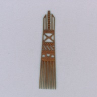 幅：5.0 (cm)×奥行：24 (cm)×高さ：0.4 (cm)／43 (g)，撮影・計測日：2003-10-30