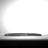 幅：8.4 (cm)×奥行：9.2 (cm)×高さ：0.6 (cm)／24 (g)，撮影・計測日：1993-11-30