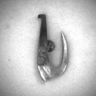 幅：2.2 (cm)×奥行：4.8 (cm)×高さ：0.6 (cm)／4 (g)，撮影・計測日：1993-12-07