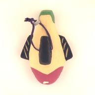 幅：6.1 (cm)×奥行：9.1 (cm)×高さ：5.3 (cm)／60 (g)，撮影・計測日：2001-05-16