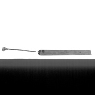 幅：5.2 (cm)×奥行：38 (cm)×高さ：3.7 (cm)／78 (g)，撮影・計測日：1990-05-02