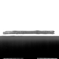 幅：3.3 (cm)×奥行：45 (cm)×高さ：3.3 (cm)／62 (g)，撮影・計測日：1992-07-29