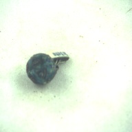幅：1.3 (cm)×奥行：2.1 (cm)×高さ：1.2 (cm)／3 (g)，撮影・計測日：1996-12-27