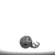幅：1.2 (cm)×奥行：2.1 (cm)×高さ：1.2 (cm)／3 (g)，撮影・計測日：1996-12-27
