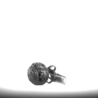 幅：1.2 (cm)×奥行：1.9 (cm)×高さ：1.2 (cm)／3 (g)，撮影・計測日：1996-12-27