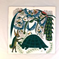 幅：69 (cm)×奥行：67 (cm)×高さ：1.3 (cm)／1.18 (kg)，撮影・計測日：1996-06-18