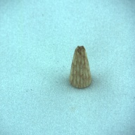 幅：0.9 (cm)×奥行：2.0 (cm)×高さ：0.9 (cm)／1 (g)，撮影・計測日：1997-02-12