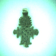 幅：2.7 (cm)×奥行：4.1 (cm)×高さ：0.4 (cm)／4 (g)，撮影・計測日：1997-02-20