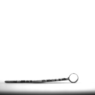 幅：3.8 (cm)×奥行：6.5 (cm)×高さ：0.9 (cm)／17 (g)，撮影・計測日：1997-03-03