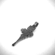 幅：2.8 (cm)×奥行：7.1 (cm)×高さ：1.0 (cm)／14 (g)，撮影・計測日：1997-03-13