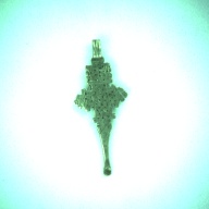 幅：2.8 (cm)×奥行：7.1 (cm)×高さ：1.0 (cm)／14 (g)，撮影・計測日：1997-03-13