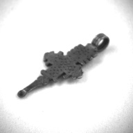 幅：3.0 (cm)×奥行：6.4 (cm)×高さ：1.0 (cm)／11 (g)，撮影・計測日：1997-03-03