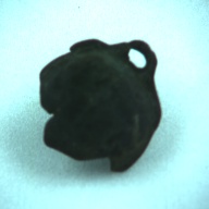 幅：3.4 (cm)×奥行：3.9 (cm)×高さ：2.4 (cm)／30 (g)，撮影・計測日：1997-04-07